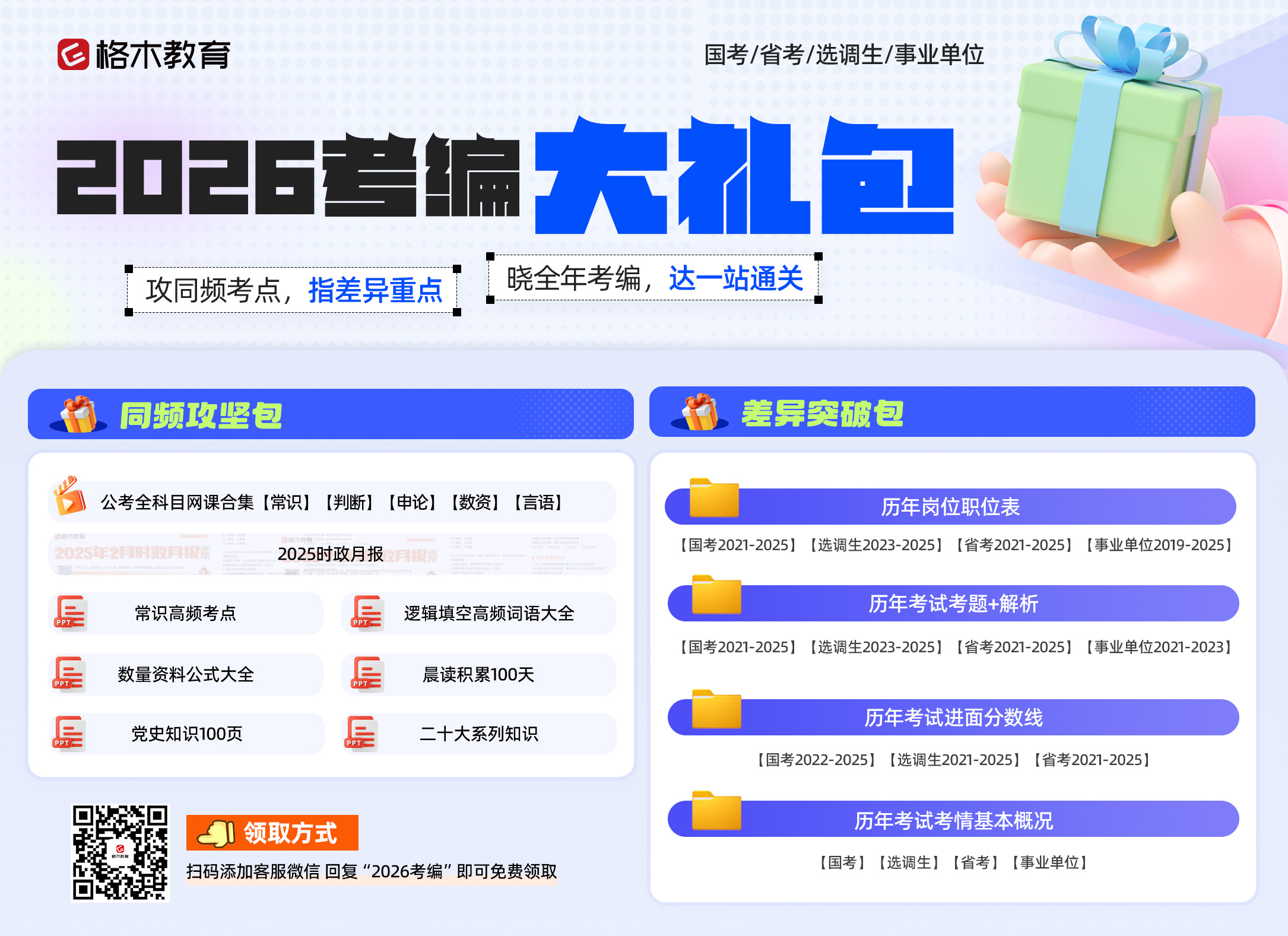 2026年考编大礼包